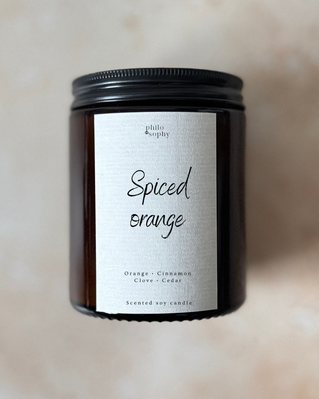 SPICED ORANGE SOY WAX CANDLE
