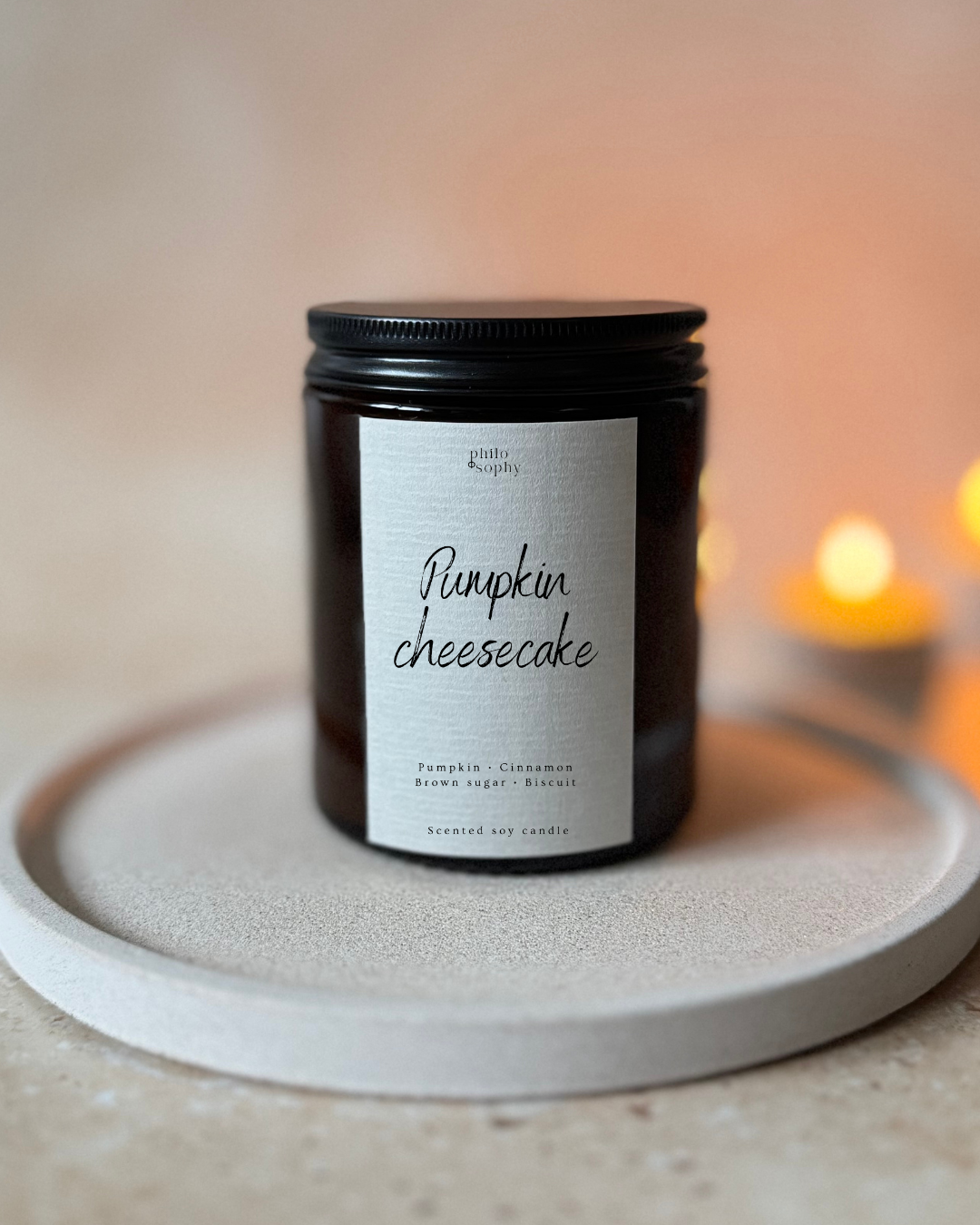 PUMPKIN CHEESECAKE SOY WAX CANDLE