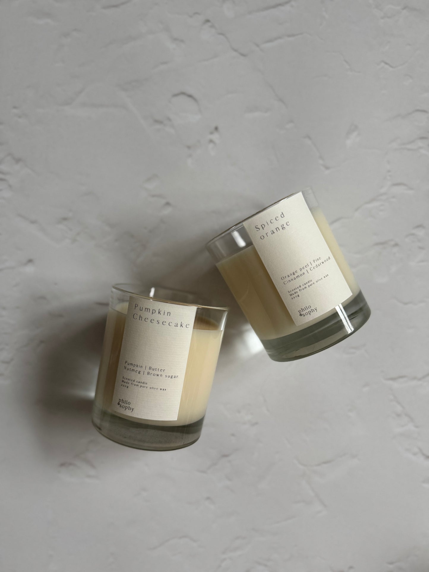 autumn candle duo