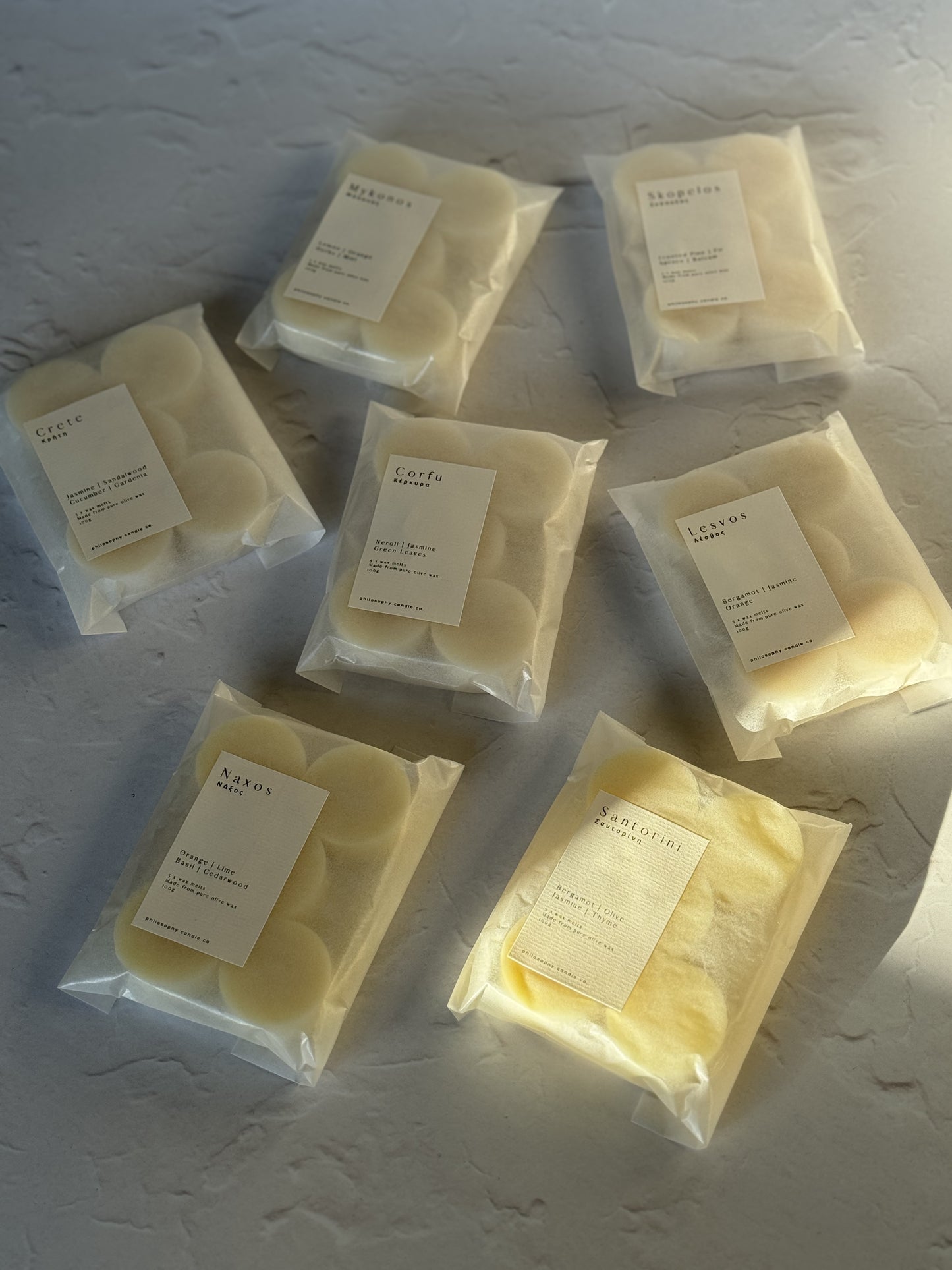 mykonos wax melts - Philosophy Candle Co