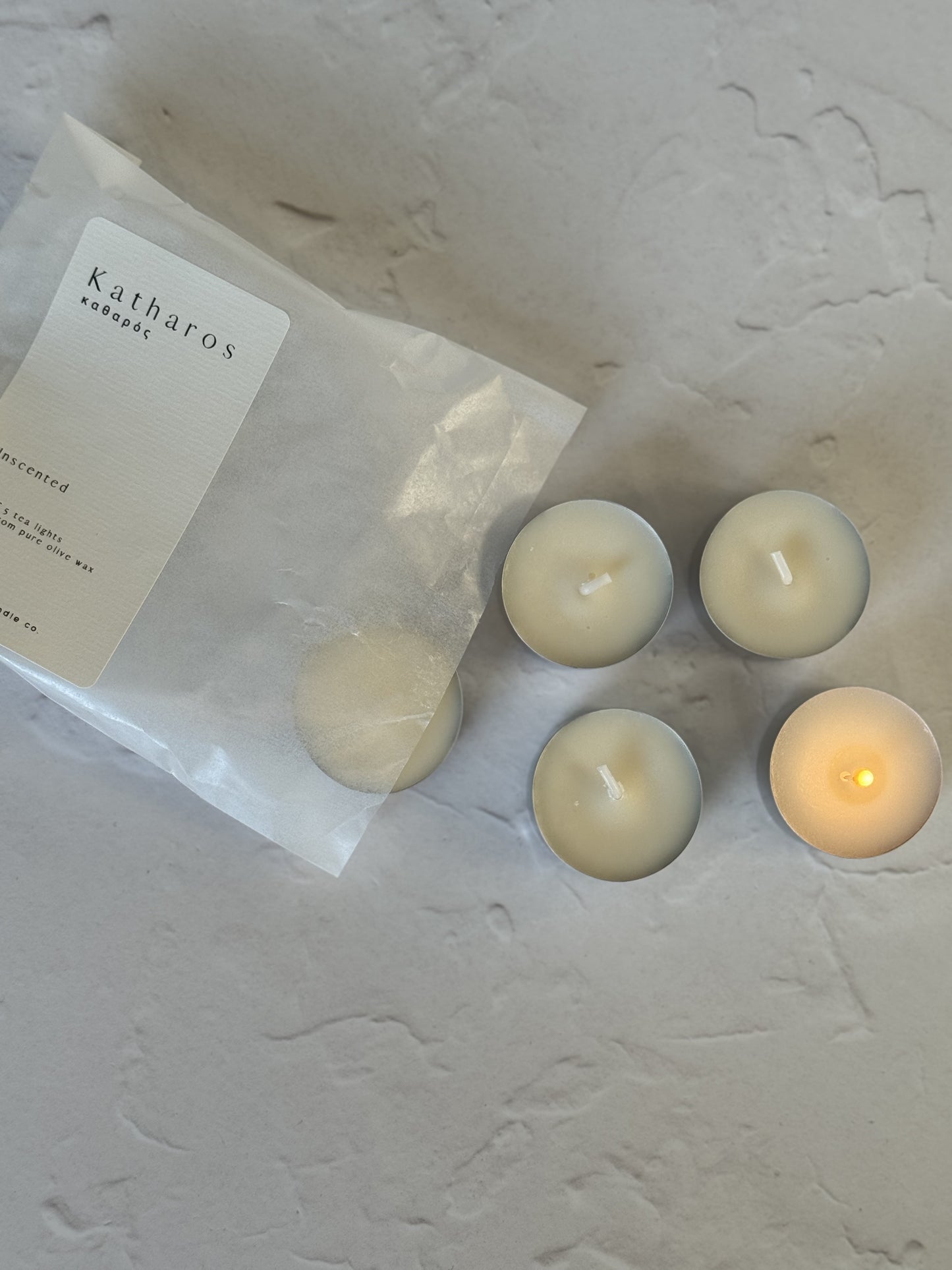 katharos tea lights - Philosophy Candle Co