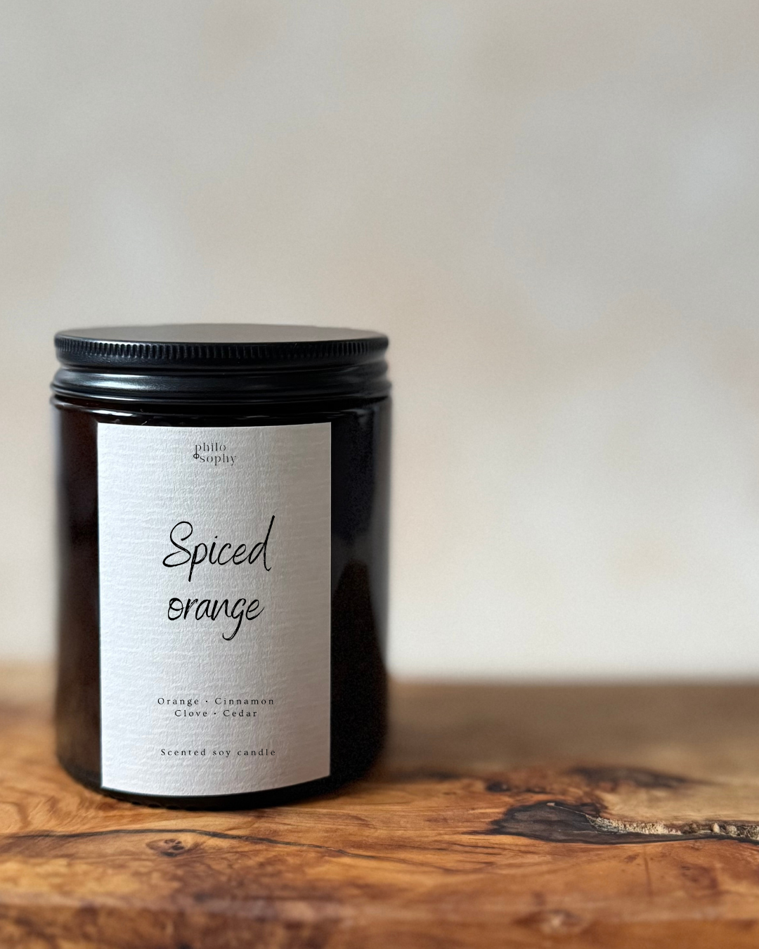 SPICED ORANGE SOY WAX CANDLE