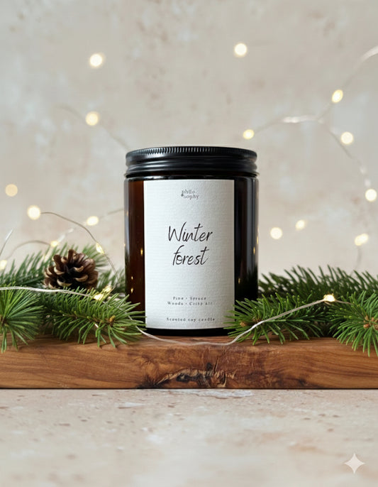WINTER FOREST SOY WAX CANDLE