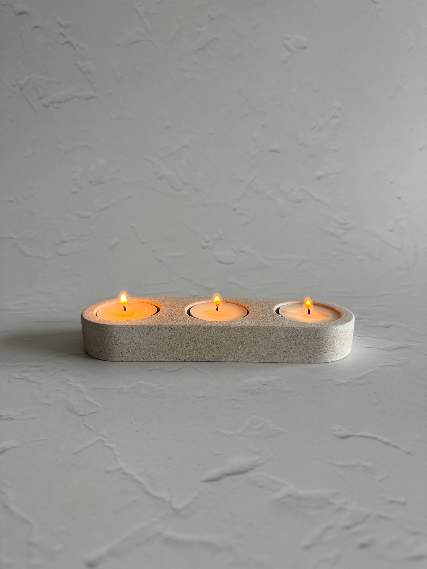 tria stone tea light holder