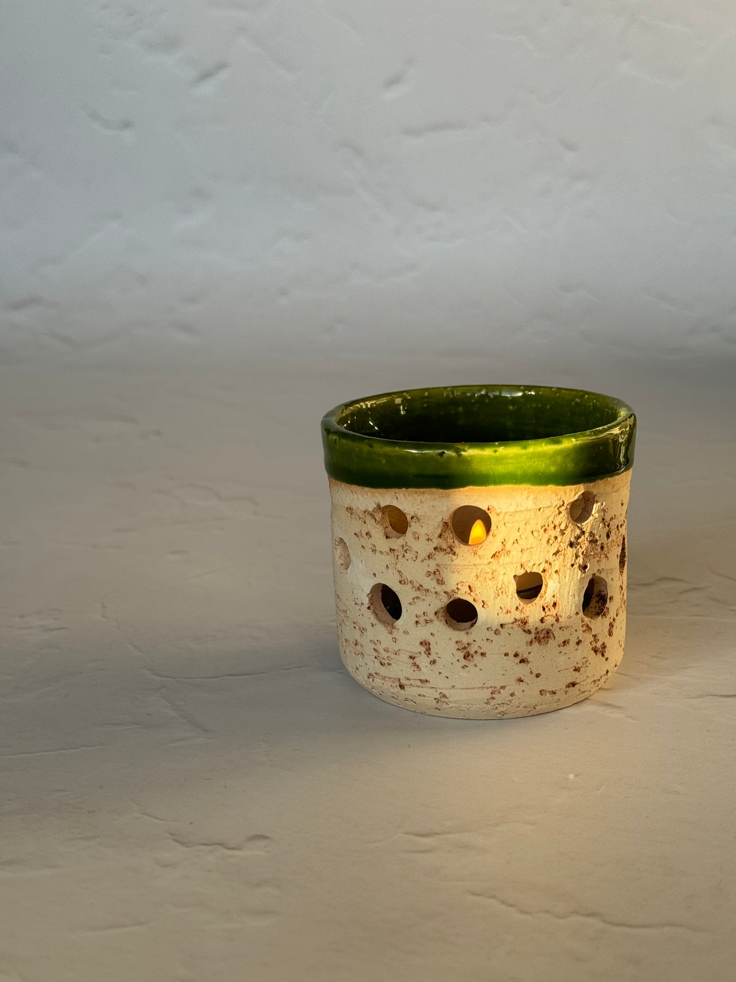 keramos ceramic tea light holder - Philosophy Candle Co