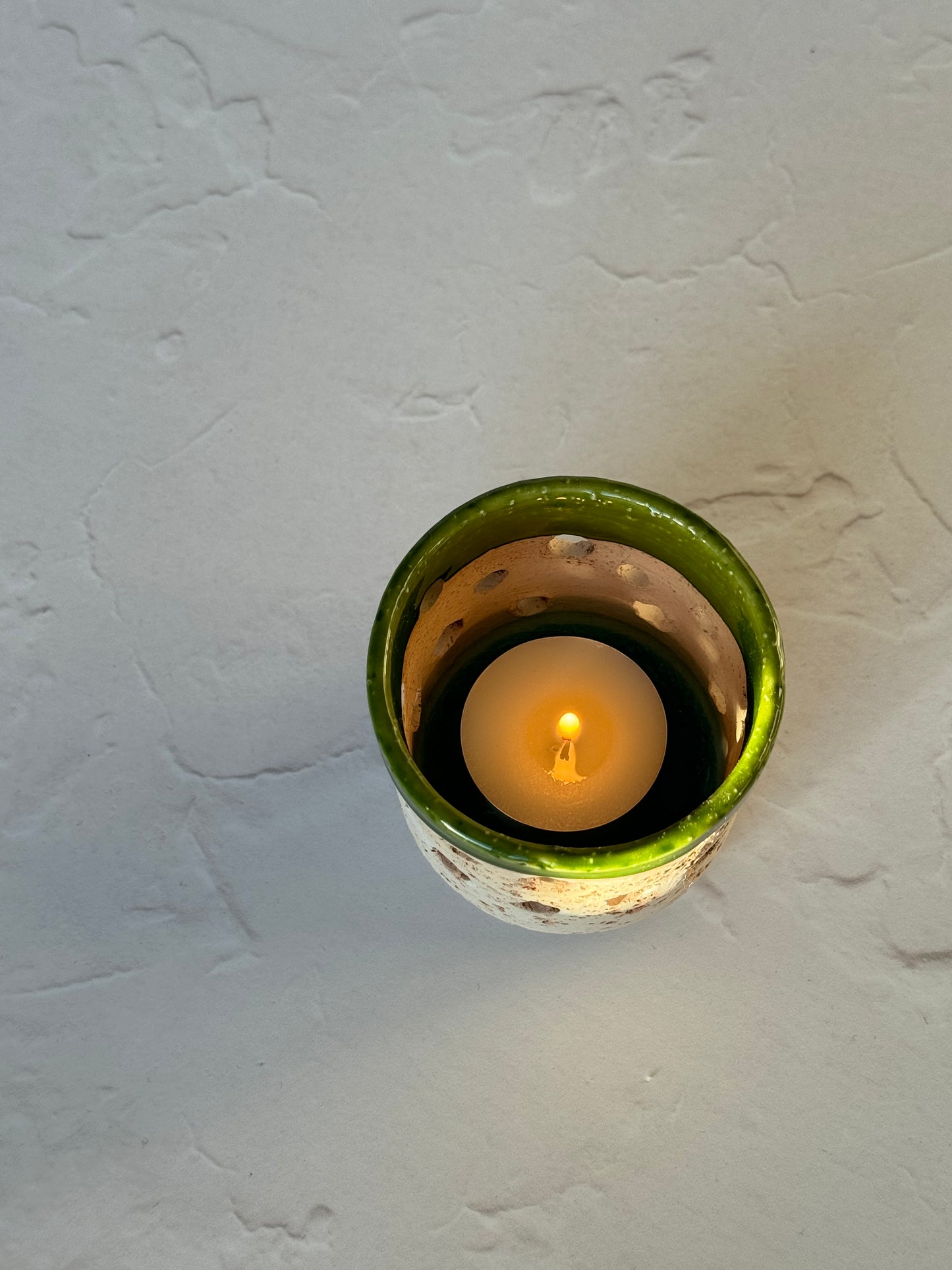 keramos ceramic tea light holder - Philosophy Candle Co