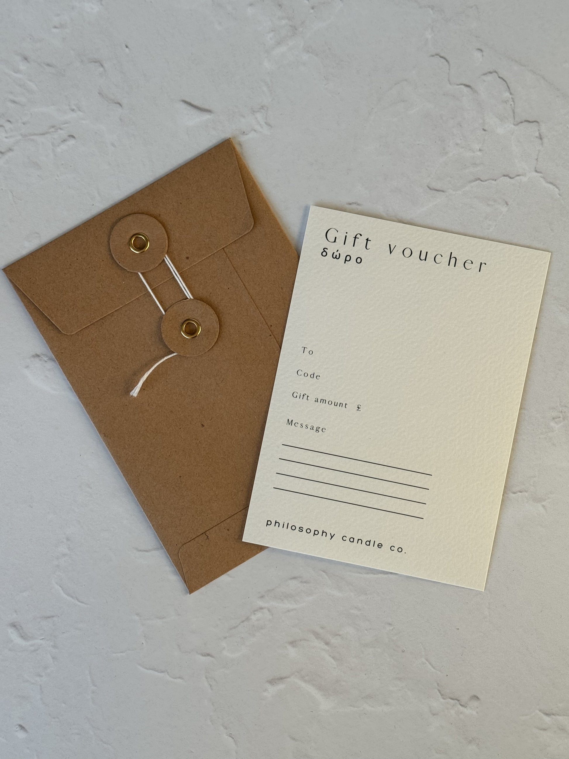 gift card - Philosophy Candle Co