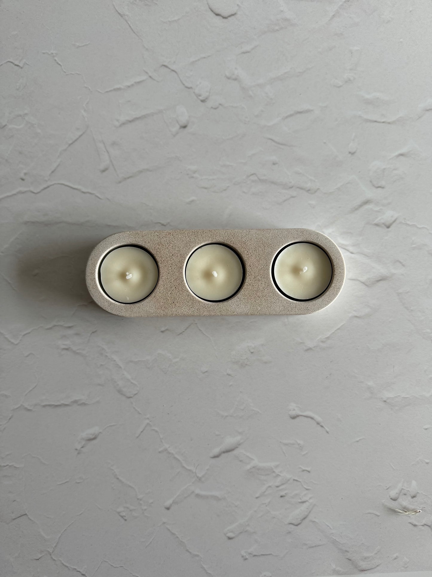 tria stone tea light holder