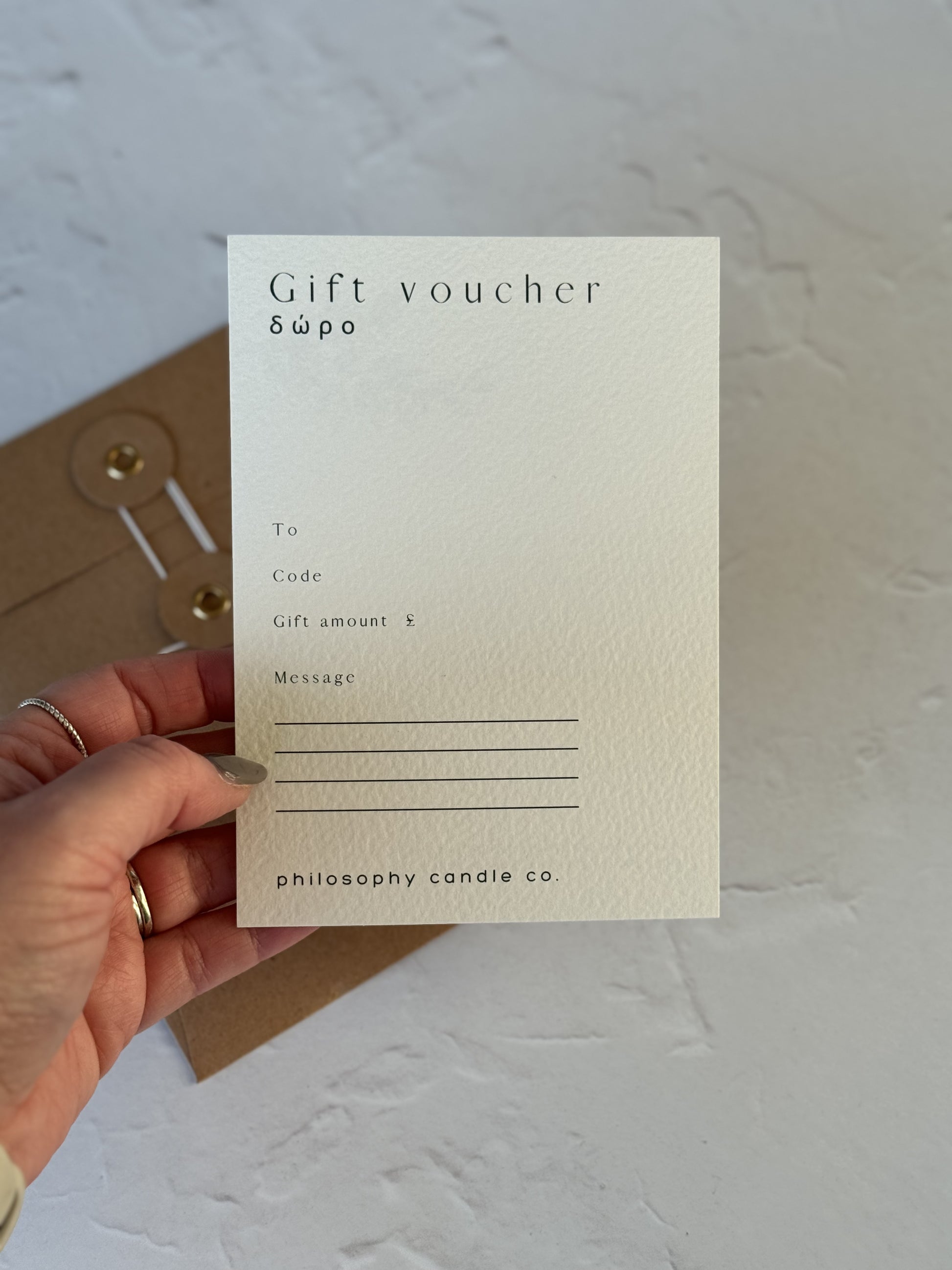 gift card - Philosophy Candle Co