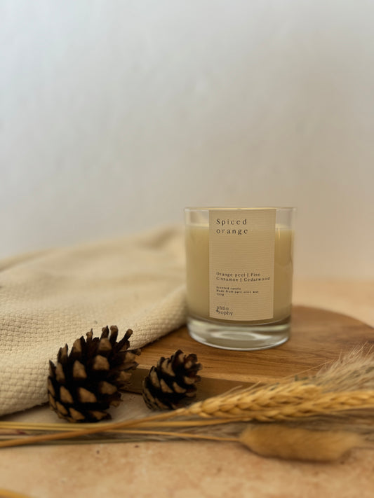 spiced orange candle