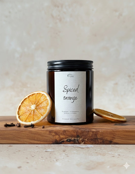 SPICED ORANGE SOY WAX CANDLE
