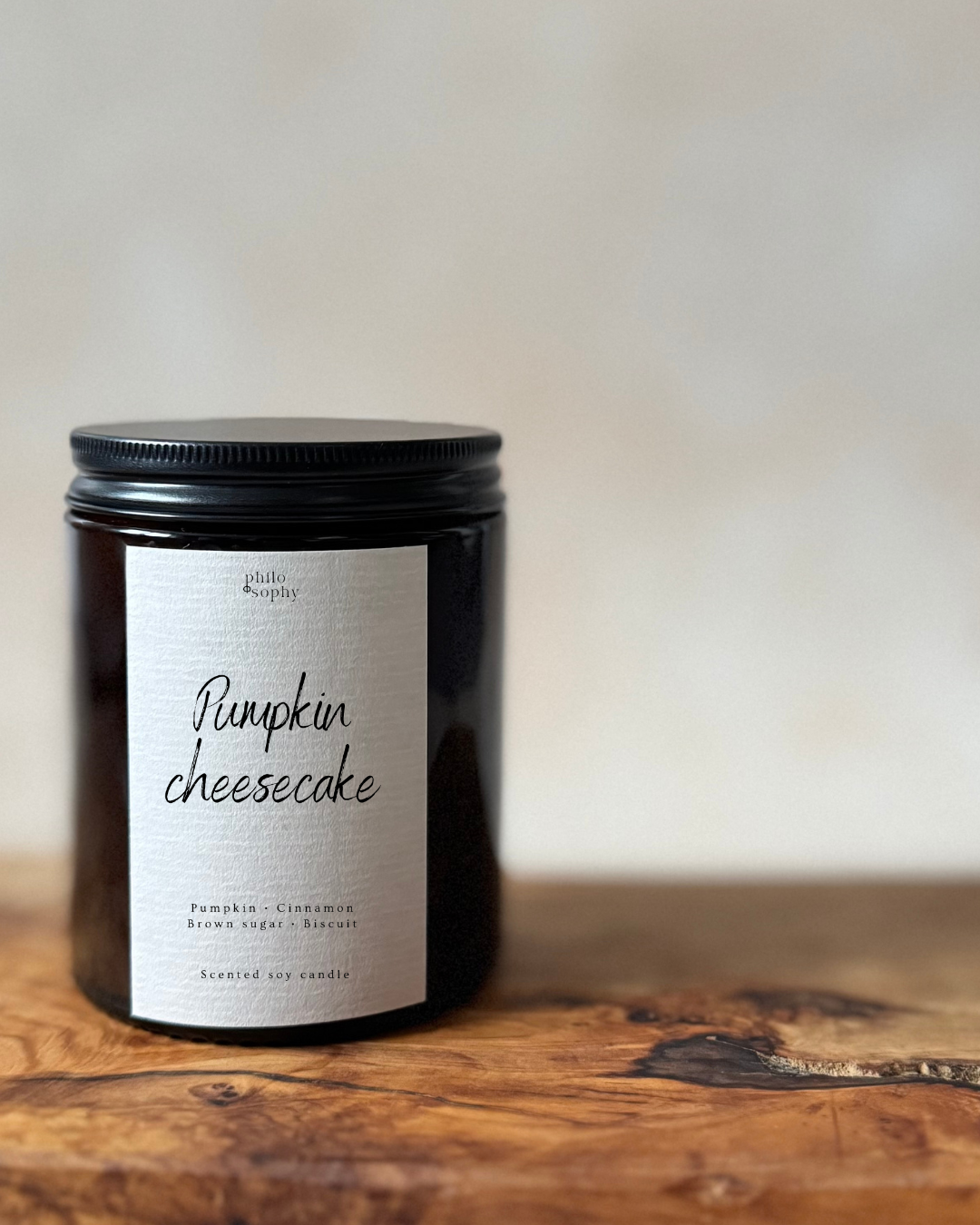 PUMPKIN CHEESECAKE SOY WAX CANDLE